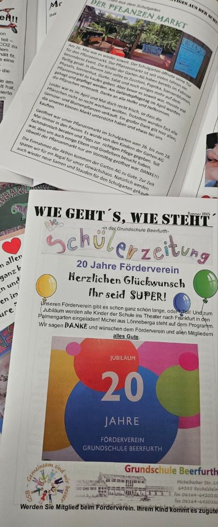 Schülerzeitung Wie geht's, Wie steht's
